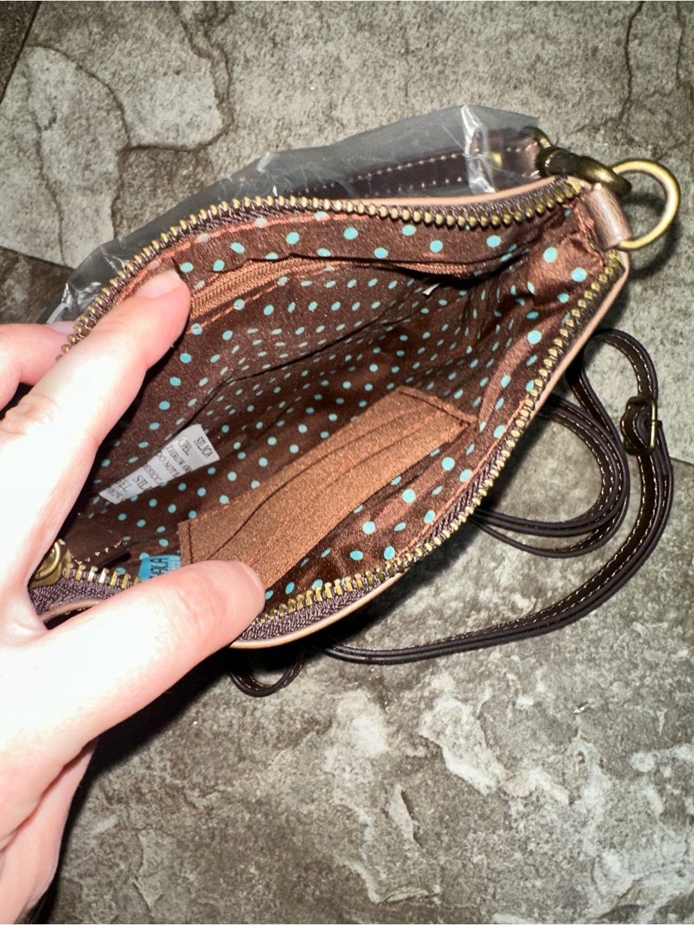 Chala purple Cat purse/bag with strap - Picture 4 of 4